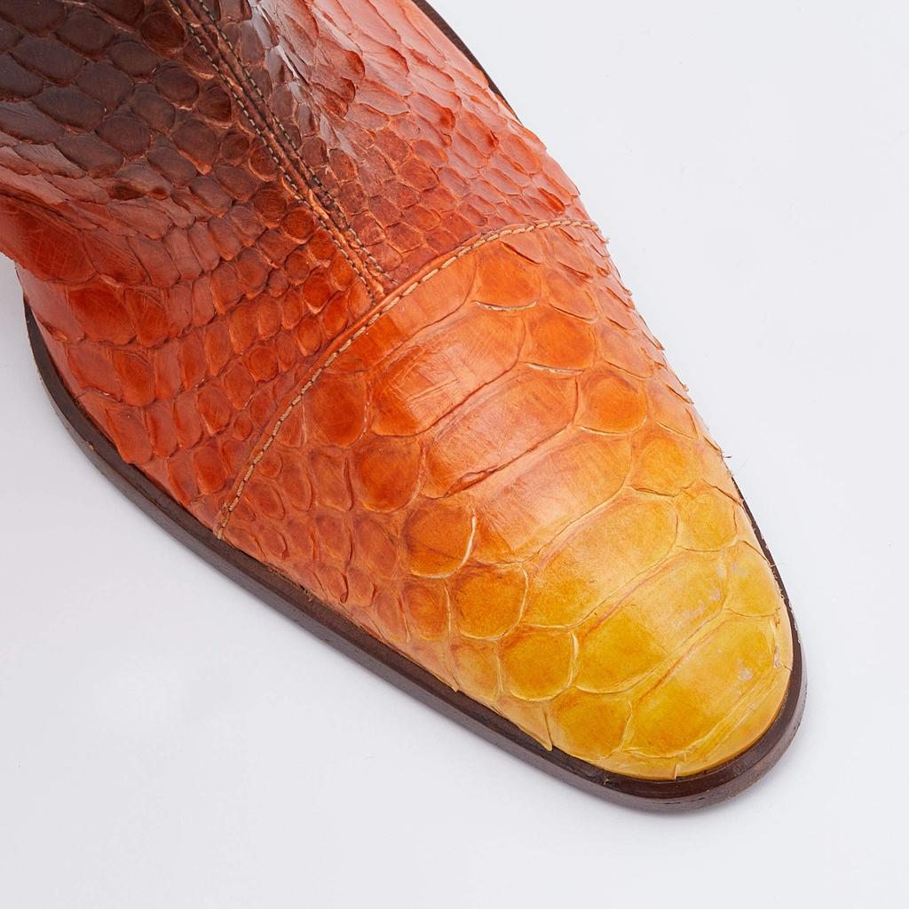 Fendi Multicolor Python Over The Knee Boots Size 38商品第7张图片规格展示