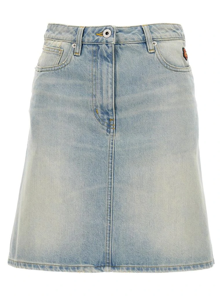 商品Kenzo|Medium Stone Blue Skirts Light Blue,价格¥1008,第1张图片