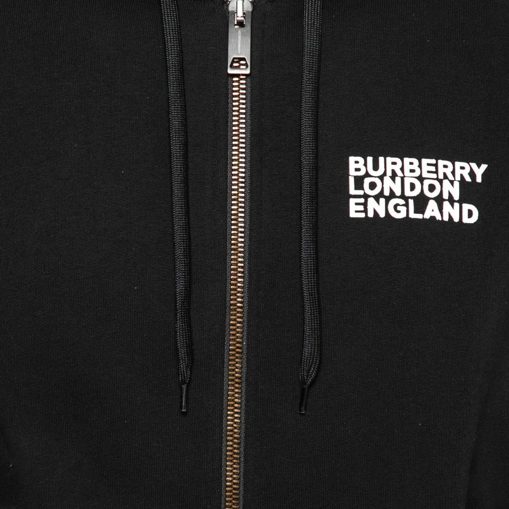 商品[二手商品] Burberry|Burberry Black Love Print Cotton Zip Front Hooded Jacket S,价格¥2483,第3张图片详细描述