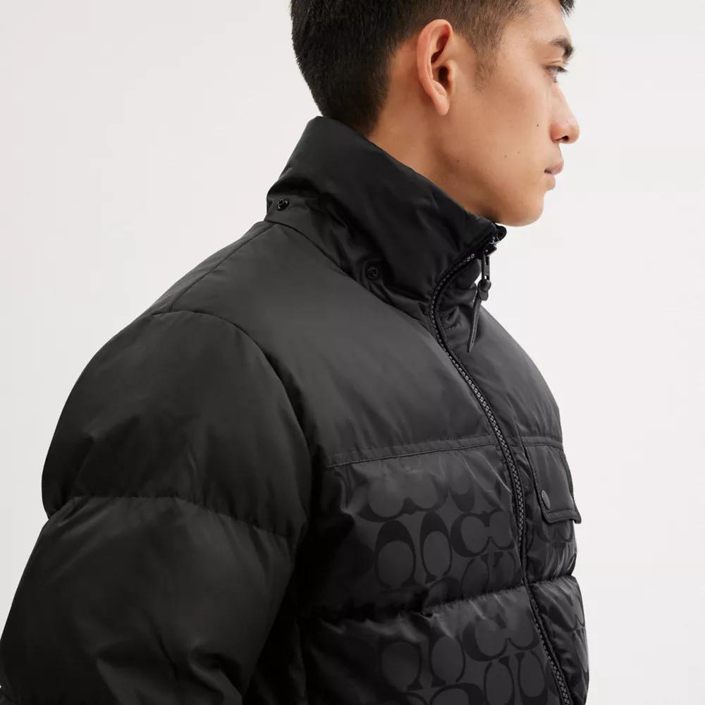 STOF ストフ Flagments Hooded Coach Coat COACH® Outlet | Signature Full Zip Hoodie