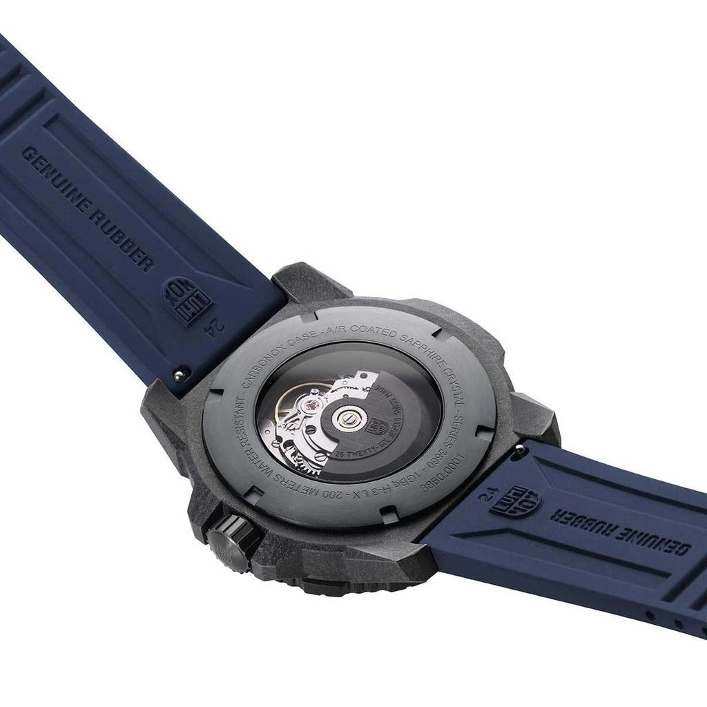 商品Luminox|Luminox Men's Automatic Watch - Master Carbon Seal Blue Dial Rubber Strap Dive | 3863,价格¥5380,第3张图片详细描述