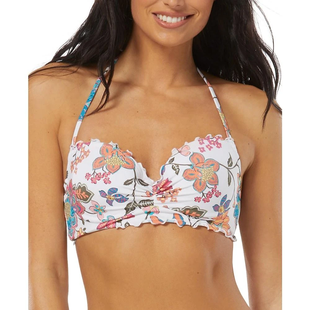 商品SUNDAZED|Women's Nixie Printed Ruffle Edge Underwire Bikini Top, Created for Macy's,价格¥108,第1张图片