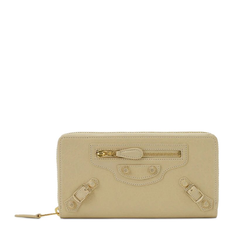 商品[国内直发] Balenciaga|BALENCIAGA 女士浅咖色拉链小号钱包 253053-D940G-9620,价格¥3760,第1张图片