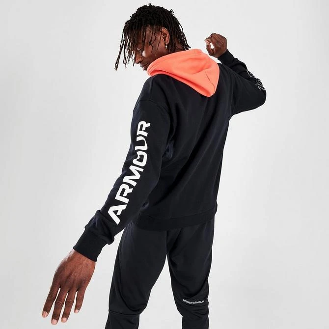 Men's Under Armour Rival Fleece Colorblock Full-Zip Hoodie 商品