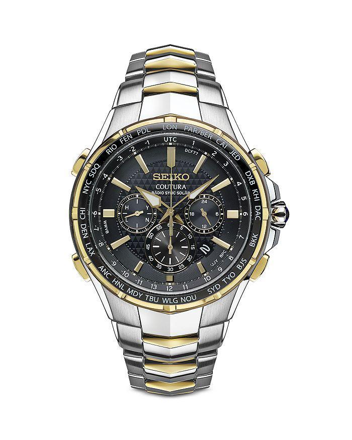 商品Seiko|Coutura Solar Chronograph, 44.5mm,价格¥4837,第3张图片详细描述