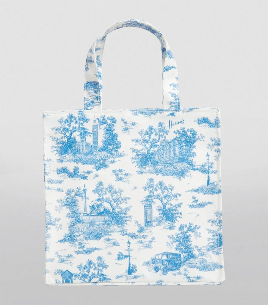 商品Harrods|Small Toile Shopper Bag,价格¥333,第4张图片详细描述