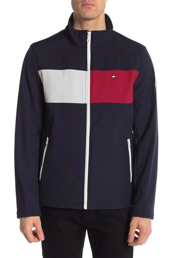 商品Tommy Hilfiger|Colorblock Zip Front Jacket,价格¥450,第3张图片详细描述