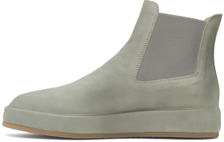 商品Fear of god|Grey Leather Wrapped Chelsea Boots,价格¥2249,第3张图片详细描述