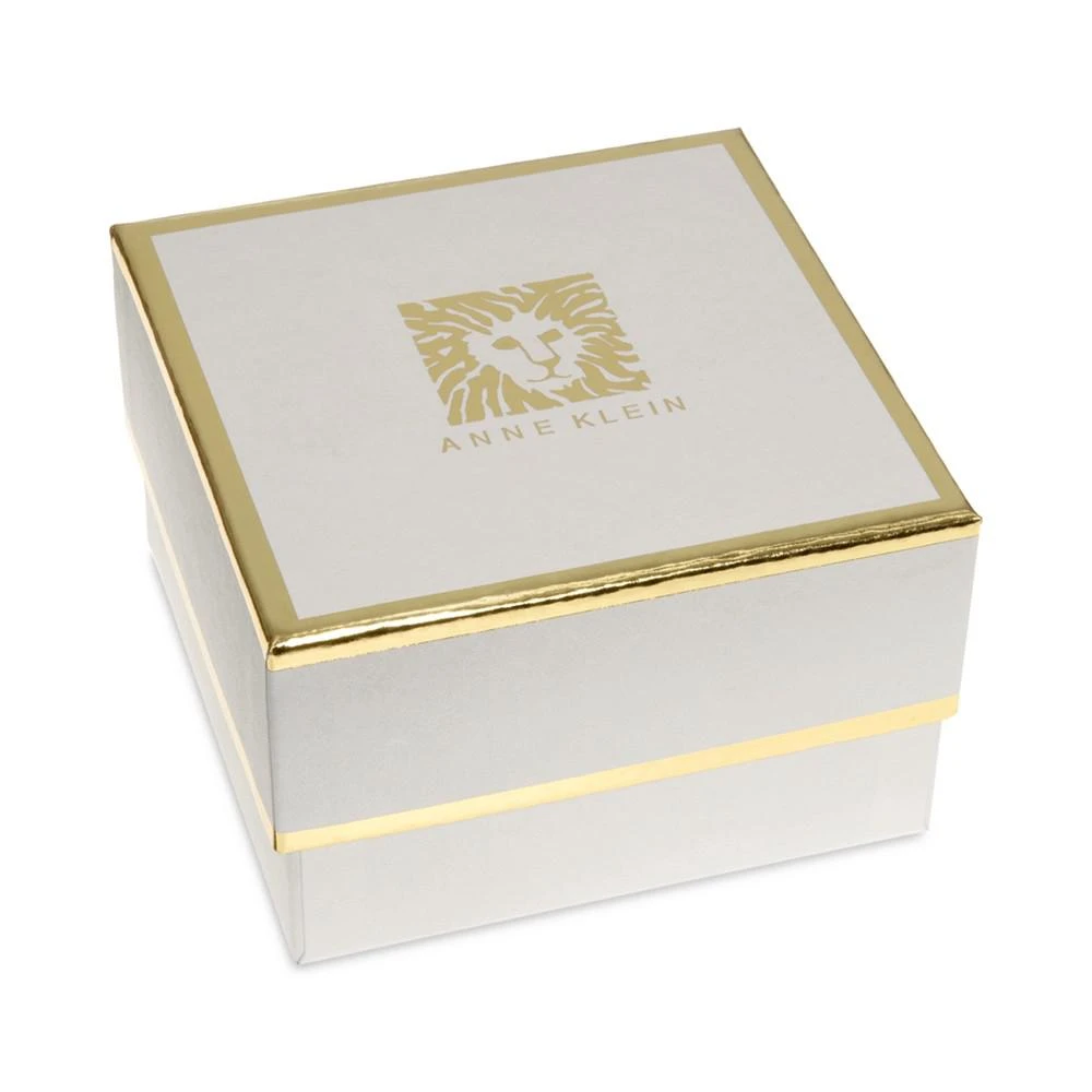商品Anne Klein|Women's Boxed Gold-Tone Maple Leaf Crystal Pin,价格¥105,第2张图片详细描述