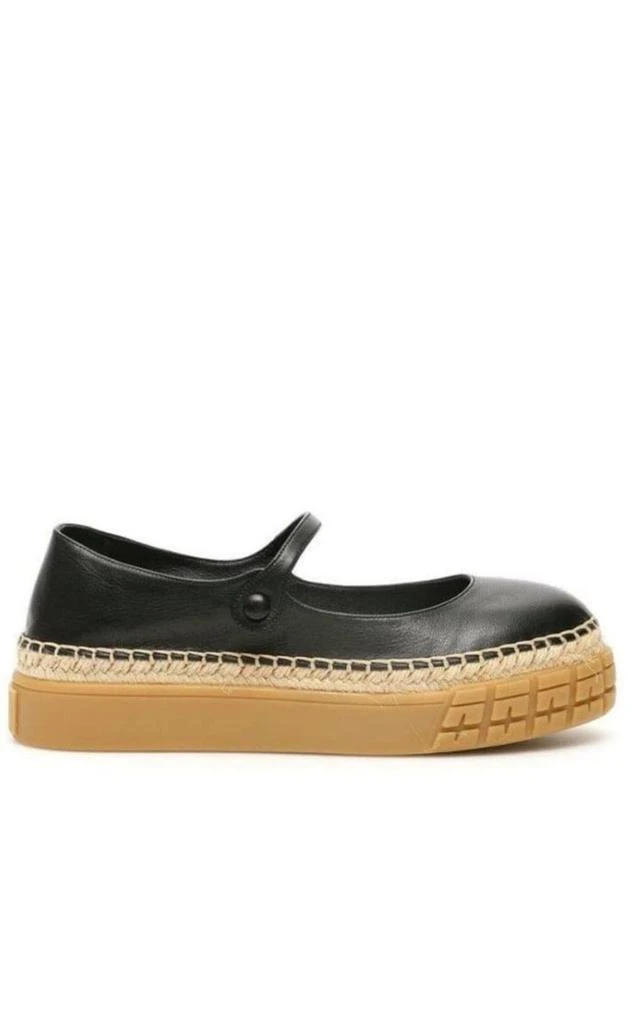 商品Prada|Platform Mary Janes Leather Shoes,价格¥6998,第1张图片