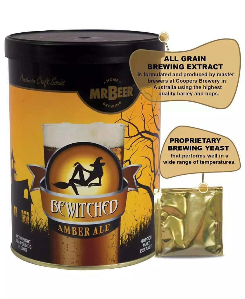 商品Mr. Beer|Bewitched Amber Ale Beer Making Kit,价格¥956,第2张图片详细描述