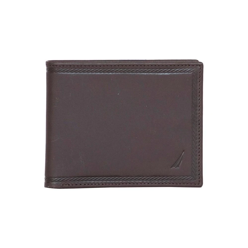 商品Nautica|Men's Credit Card Bifold Leather Wallet,价格¥165,第1张图片
