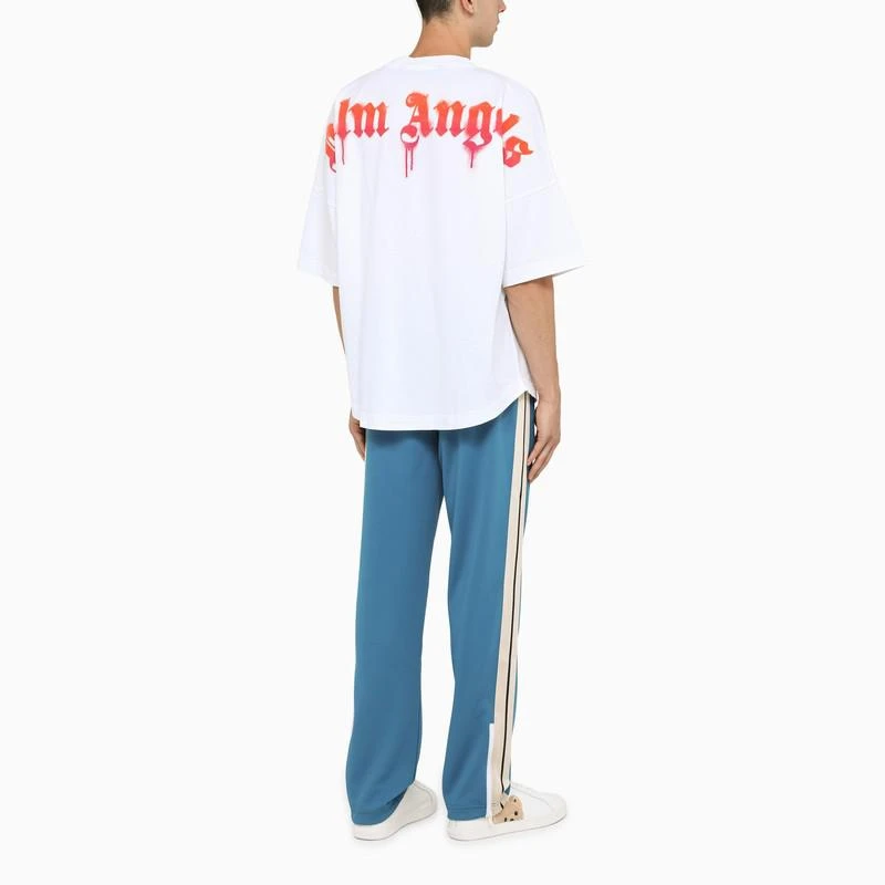 商品Palm Angels|Oversized white t-shirt with Palm logo,价格¥820,第2张图片详细描述