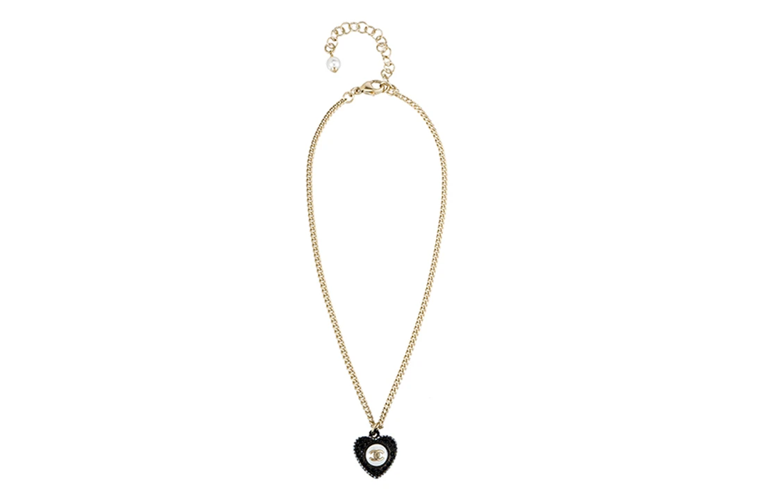 商品[国内直发] Chanel|香奈儿 爱心 金属水钻 项链 女款,价格¥7781,第1张图片