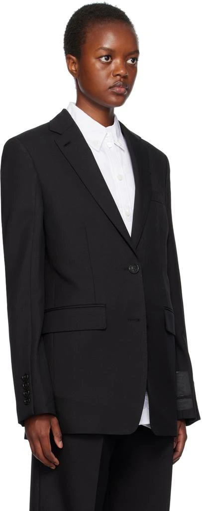 商品Burberry|Black Oversized Tailored Blazer,价格¥7394,第2张图片详细描述