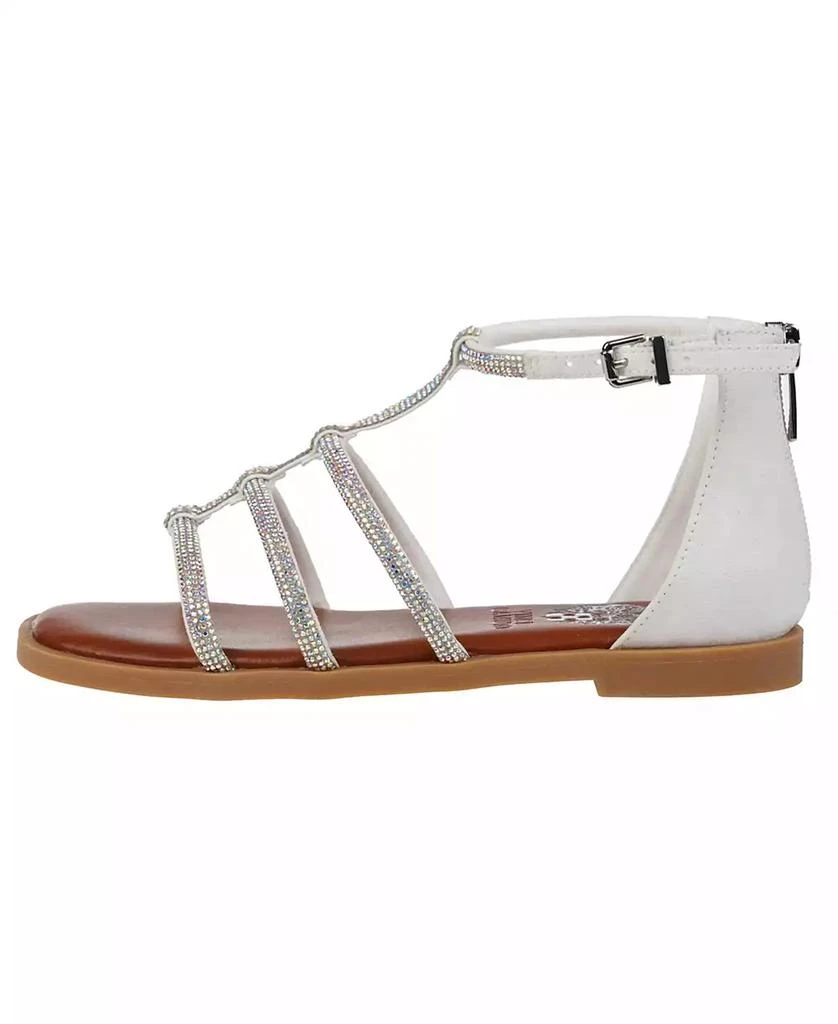 商品Vince Camuto|Big Girl's Fashion Sandal with Micro Stone Strappy Upper Glass stones/Polyester Sandals,价格¥216,第3张图片详细描述