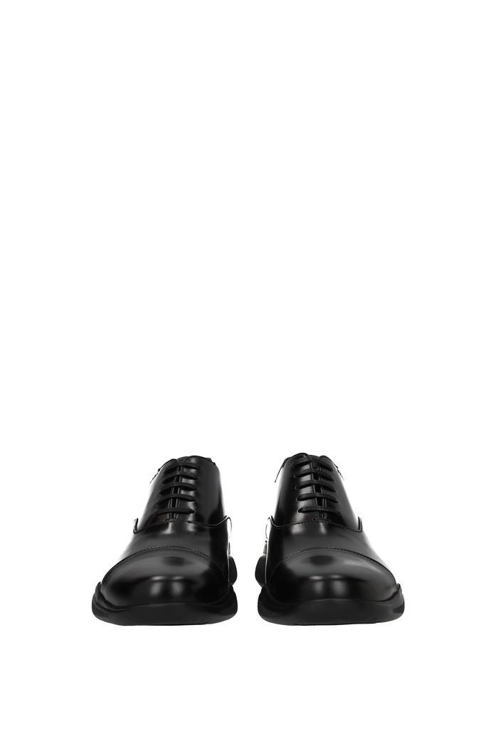 商品Prada|Lace up and Monkstrap Leather Black,价格¥3526,第5张图片详细描述