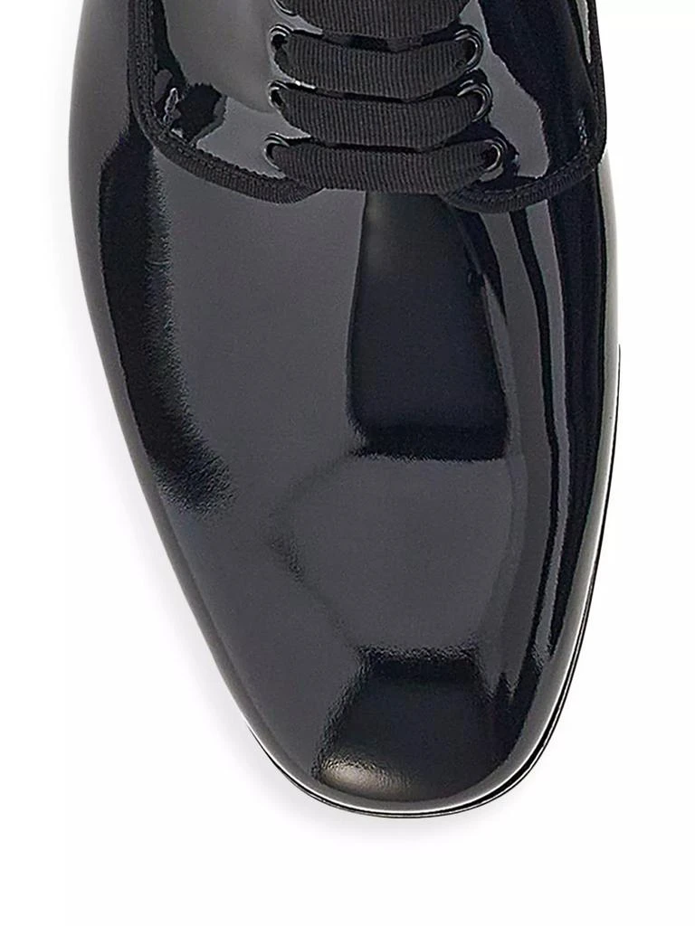 商品Salvatore Ferragamo|Magic Patent Leather Dress Shoes,价格¥2104,第4张图片详细描述