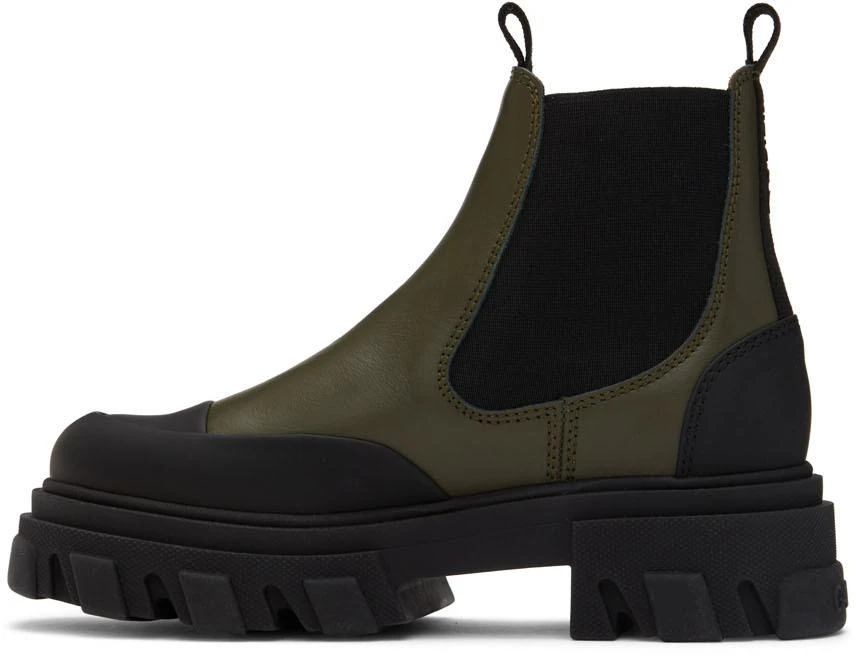 商品Ganni|Green Low Chelsea Boots,价格¥2740,第3张图片详细描述