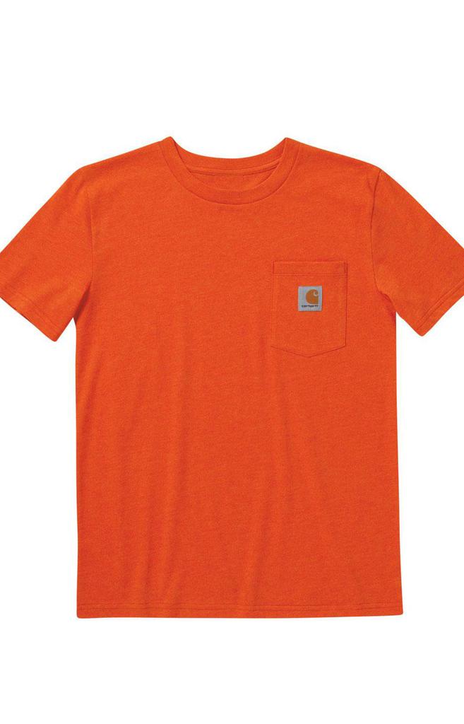(CA6271) Short Sleeve Pocket T-Shirt - Exotic Orange商品第1张图片规格展示