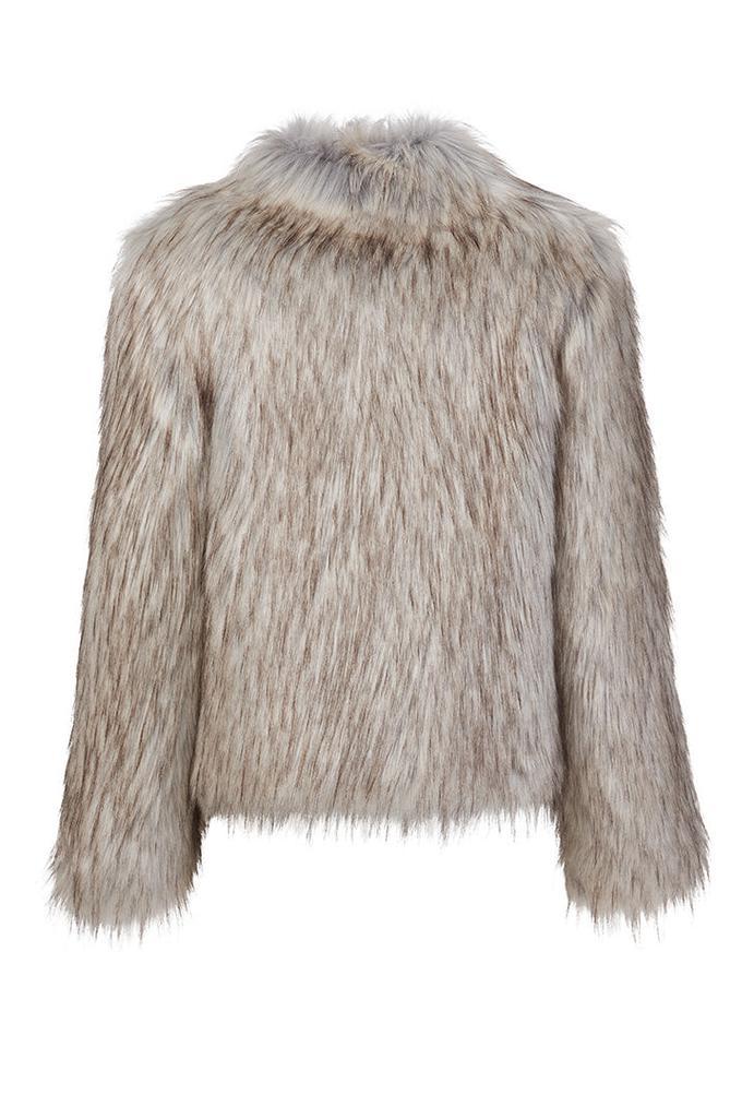 商品Unreal Fur|Fur Delish Jacket in Natural,价格¥3345,第7张图片详细描述