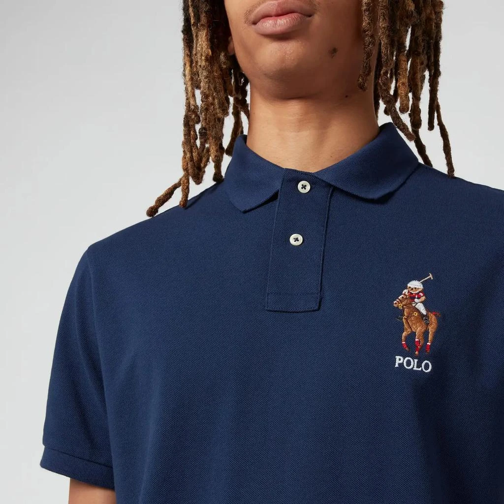商品Ralph Lauren|Polo Ralph Lauren Men's Bear Logo Polo Shirt,价格¥469,第4张图片详细描述