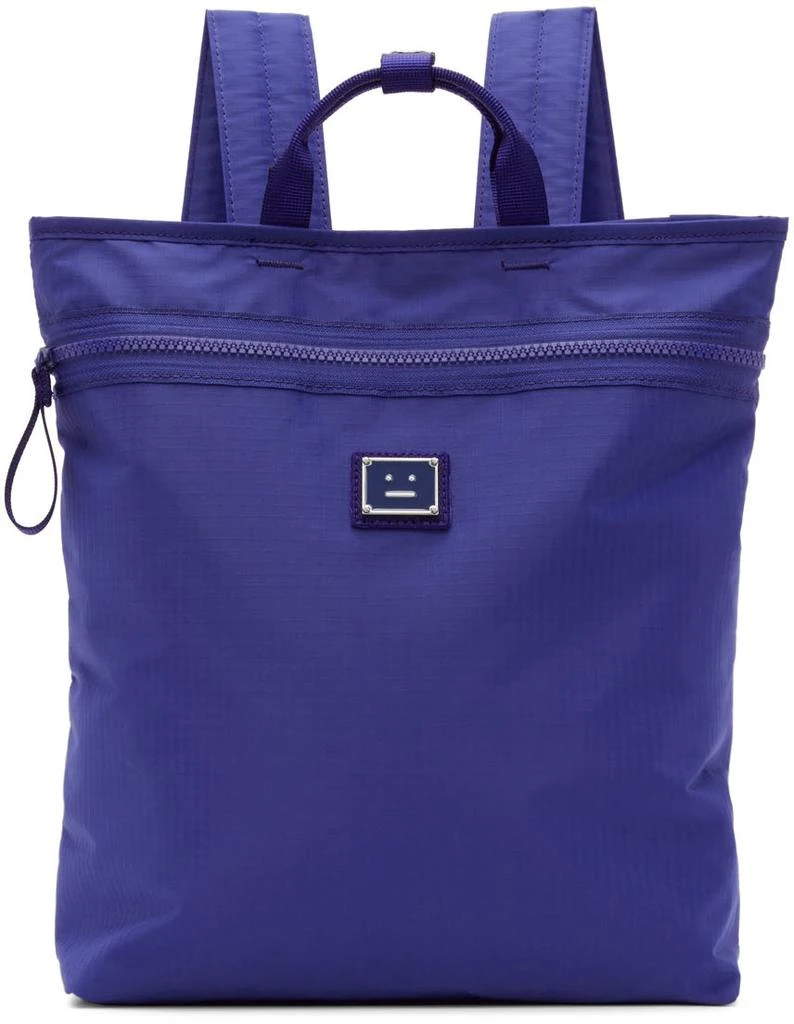 商品Acne Studios|Blue Ripstop Backpack,价格¥1288,第1张图片