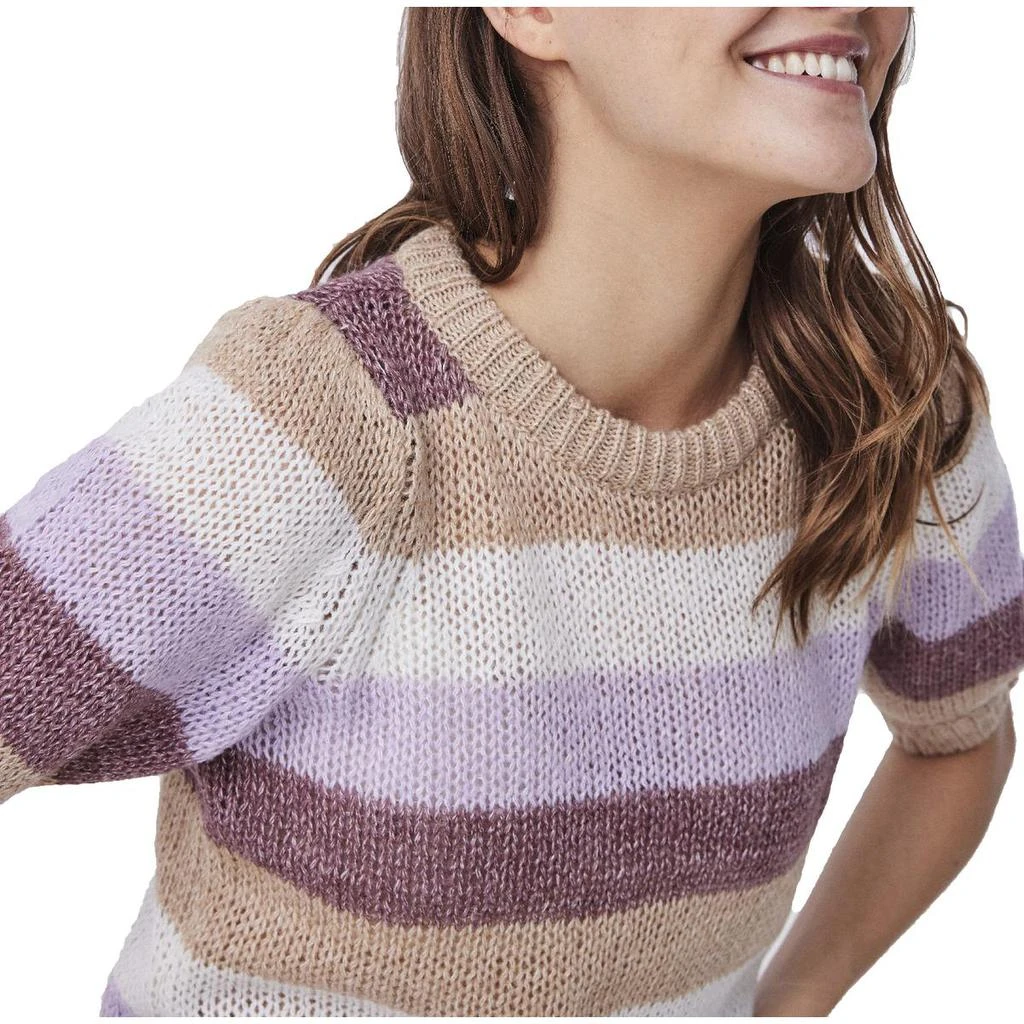 商品AWARE by Vero Moda|Vero Moda Oui Women's Knit Crewneck Puff Sleeve Pullover Sweater,价格¥46,第2张图片详细描述