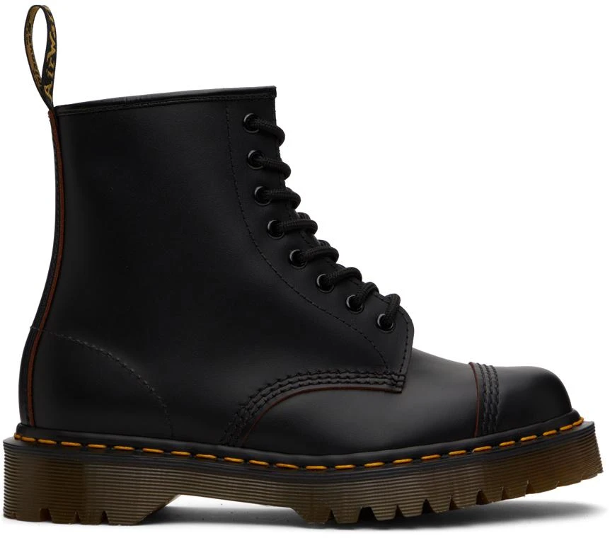 商品Dr. Martens|Black 1460 Toe Cap Bex Boots,价格¥1347,第1张图片