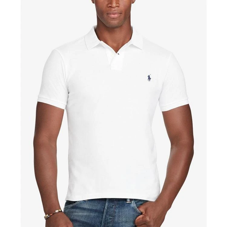 商品Ralph Lauren|Men's Slim-Fit Cotton Mesh Polo Shirt,价格¥634,第1张图片