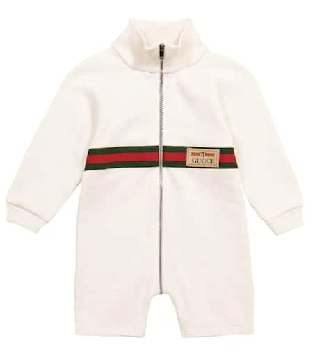 商品Gucci|棉质婴儿连身衣,价格¥2552,第1张图片