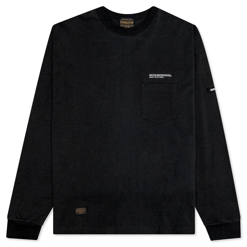 商品NEIGHBORHOOD|Pendleton .CN .CO L/S Tee - Black,价格¥828,第1张图片