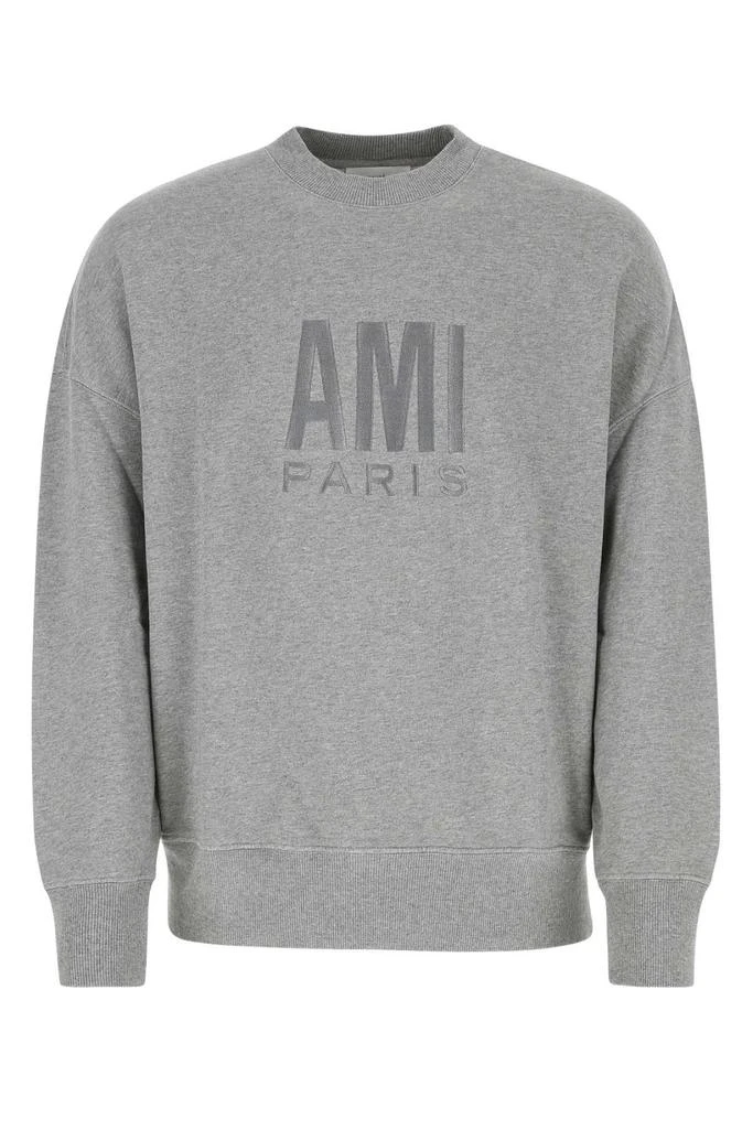 商品AMI|AMI Logo Printed Crewneck Sweatshirt,价格¥1032,第1张图片