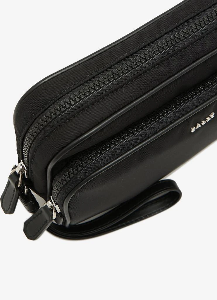 商品Bally|NEW Bally Centon Men's 6231785 Black Nylon Clutch Bag MSRP,价格¥1606,第2张图片详细描述