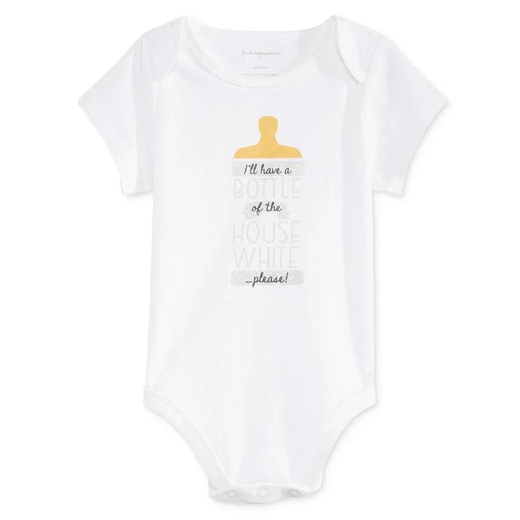 商品First Impressions|House White Bodysuit, Baby Boys & Girls, Created for Macy's,价格¥38,第1张图片