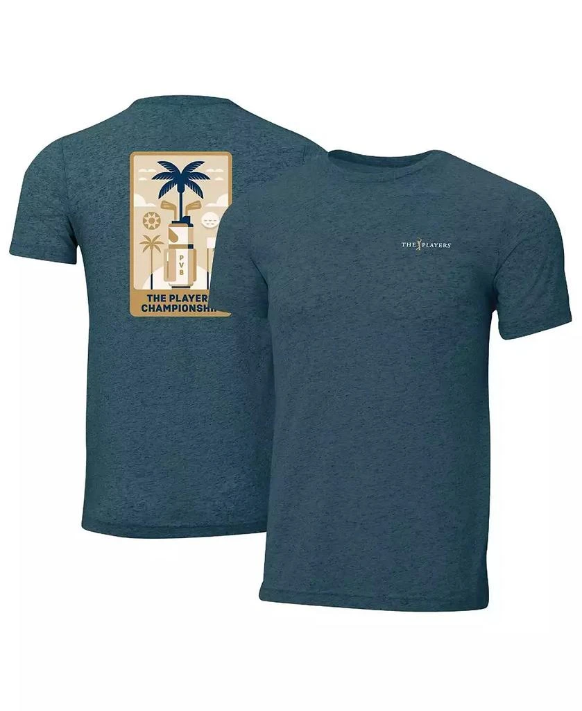 商品Ahead|Men's Blue The Players Golf Bag Instant Classic Tri-Blend T-Shirt,价格¥210,第1张图片