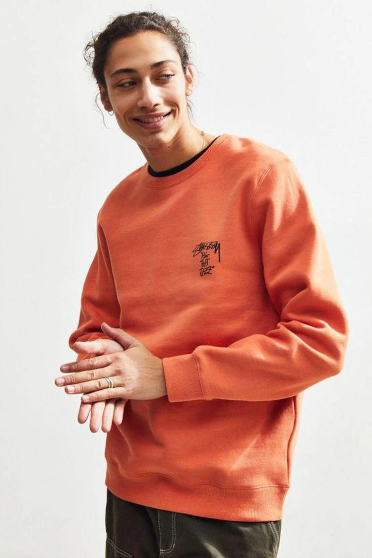 商品STUSSY|Stussy All That Jazz Crew-Neck Sweatshirt,价格¥454,第3张图片详细描述