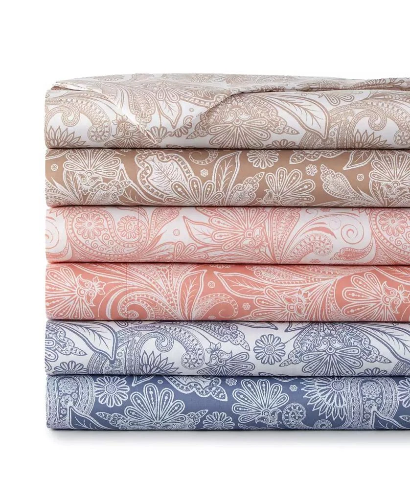 商品SOUTHSHORE FINE LINENS|Perfect Paisley Extra Deep Pocket Boho Sheet Set, Twin,价格¥445,第3张图片详细描述