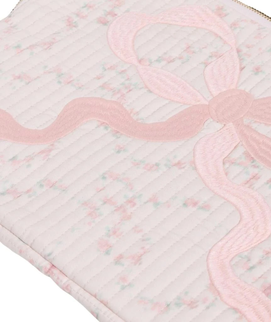 商品LOVESHACKFANCY|Loveshackfancy - Women's Quilted Bow Laptop Case,价格¥856,第2张图片详细描述