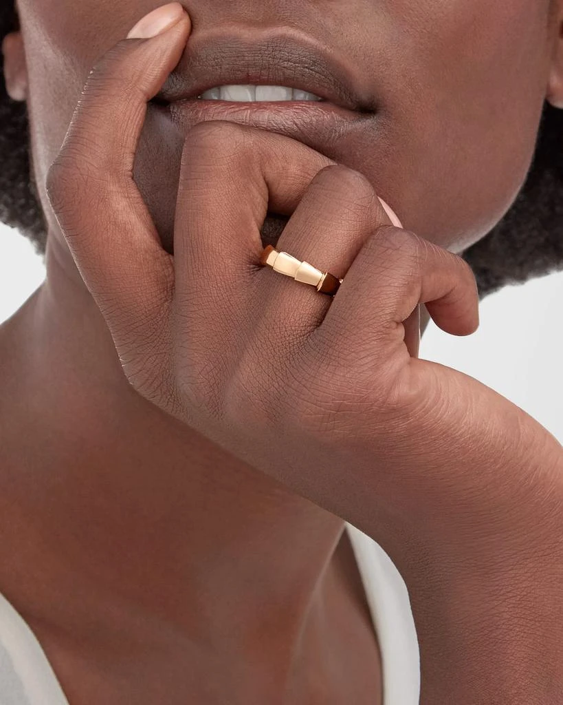 商品BVLGARI|Serpenti Viper Wedding Band Ring in 18k Rose Gold, EU 61 / US 9.5,价格¥14268,第4张图片详细描述