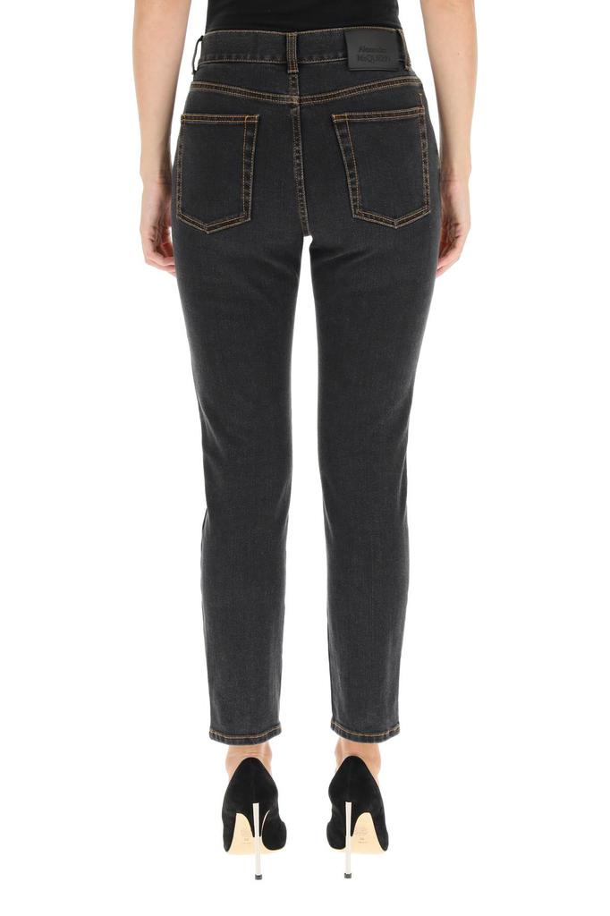 Alexander mcqueen high waisted jeans商品第3张图片规格展示