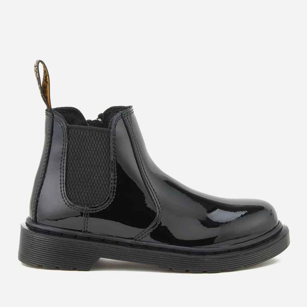 商品Dr. Martens|Dr. Martens Kids' Banzai Patent Lamper Leather Chelsea Boots - Black,价格¥398,第1张图片