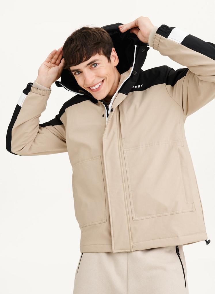 商品DKNY|Traveler Hooded Rain Jacket,价格¥859-¥889,第6张图片详细描述