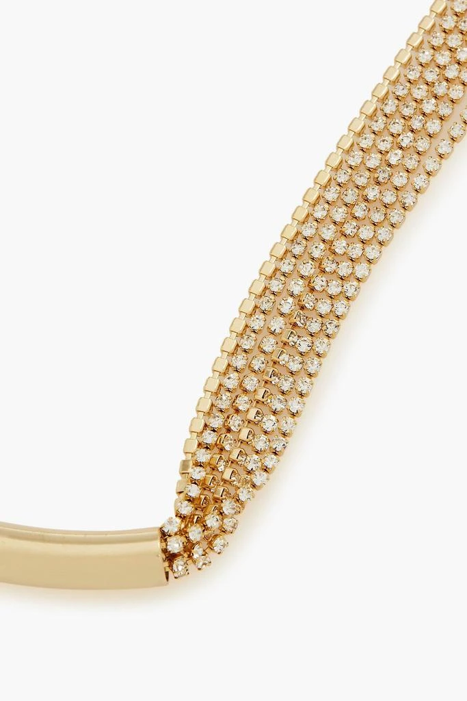 商品ROSANTICA|Gold-tone crystal necklace,价格¥874,第3张图片详细描述