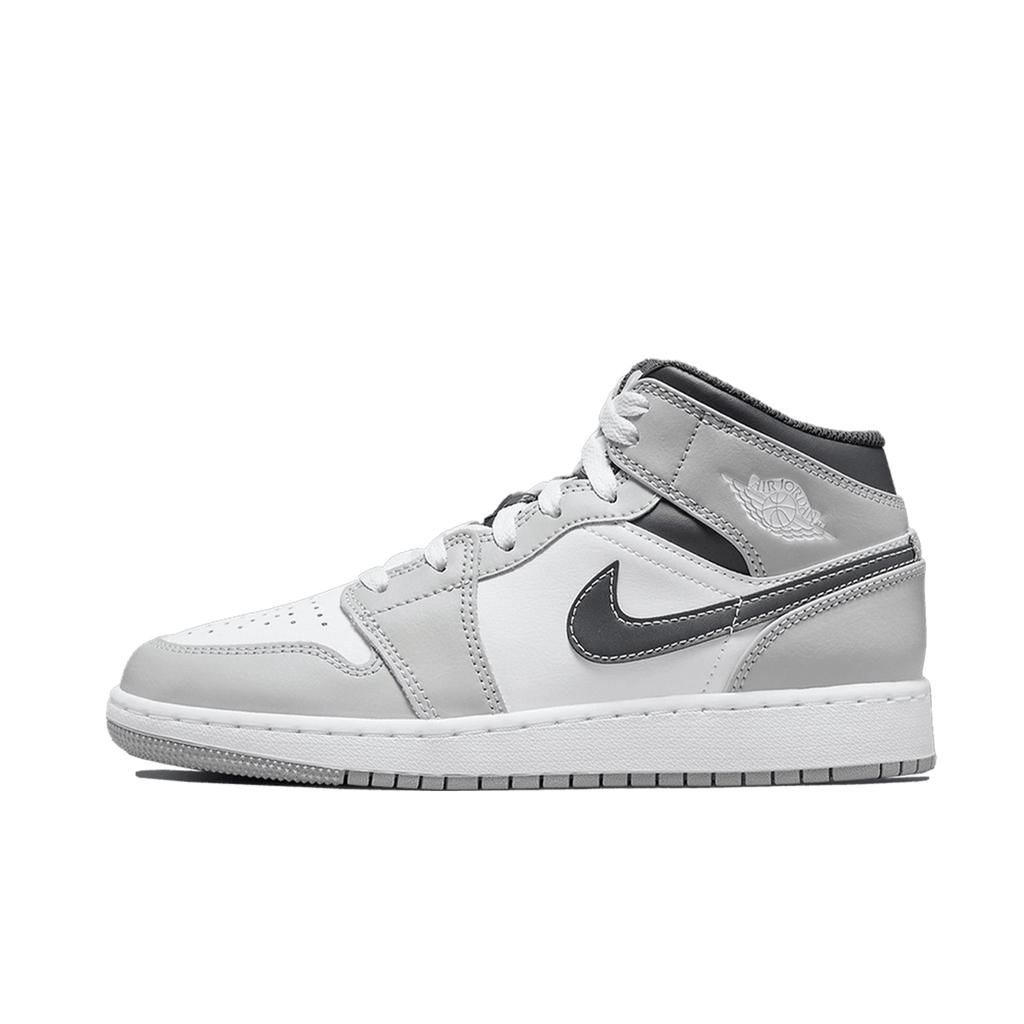 Air Jordan 1 Mid Light Smoke Grey Anthracite GS商品第1张图片规格展示