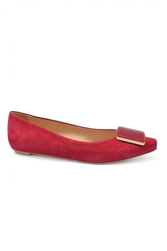 商品Tod's|Suede ballet flats,价格¥1565,第2张图片详细描述