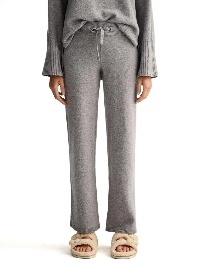 商品Gant|Gant Women's Grey Wool Pants,价格¥1975,第1张图片