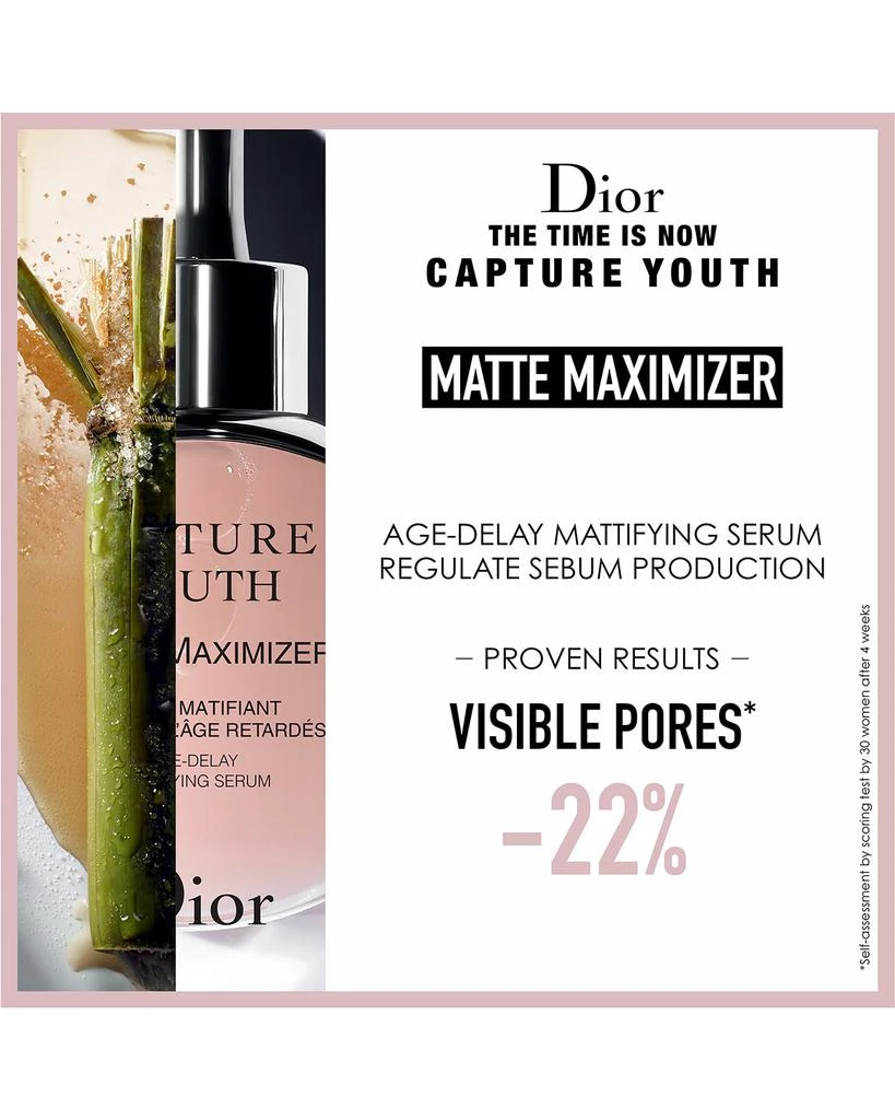 商品Dior|1 oz. Capture Youth Matte Maximizer Age-Delay Mattifying Serum,价格¥734,第5张图片详细描述