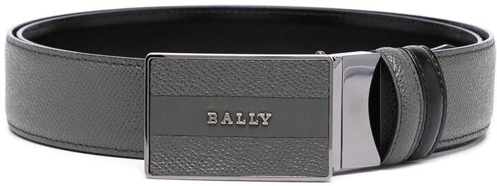 NEW Bally Oliver Men's 6232311 Grey Leather 110cm Belt MSRP商品第1张图片规格展示