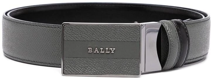 商品Bally|NEW Bally Oliver Men's 6232311 Grey Leather 110cm Belt MSRP,价格¥1375,第1张图片